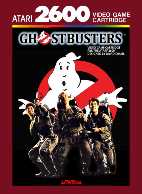 Ghostbusters box art for Atari 2600